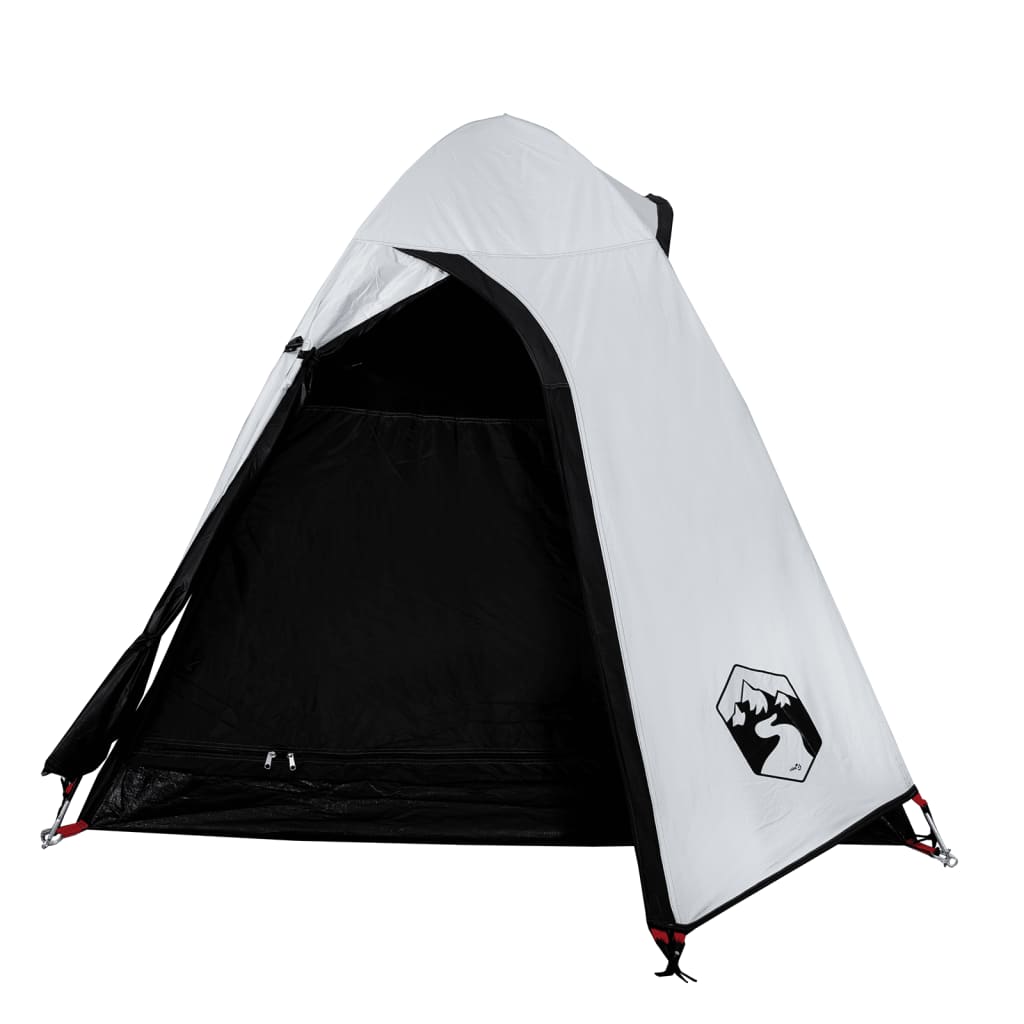 Camping Tent Dome 2-Person White Blackout Fabric Waterproof