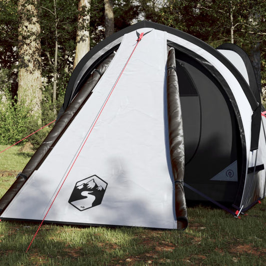 Camping Tent Dome 2-Person White Blackout Fabric Waterproof