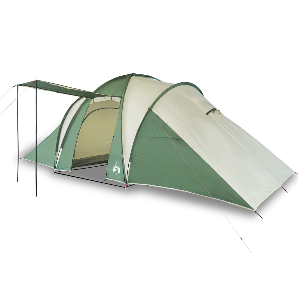 Family Tent Dome 6-Person Green Waterproof