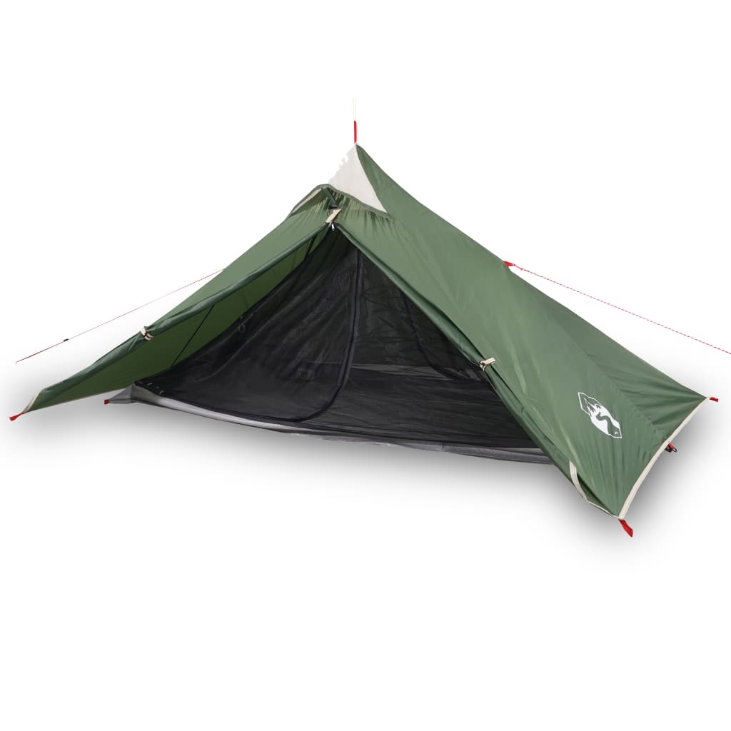 Camping Tent Tipi 1-Person Green Waterproof