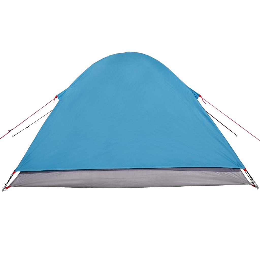 Camping Tent Dome 3-Person Blue Waterproof