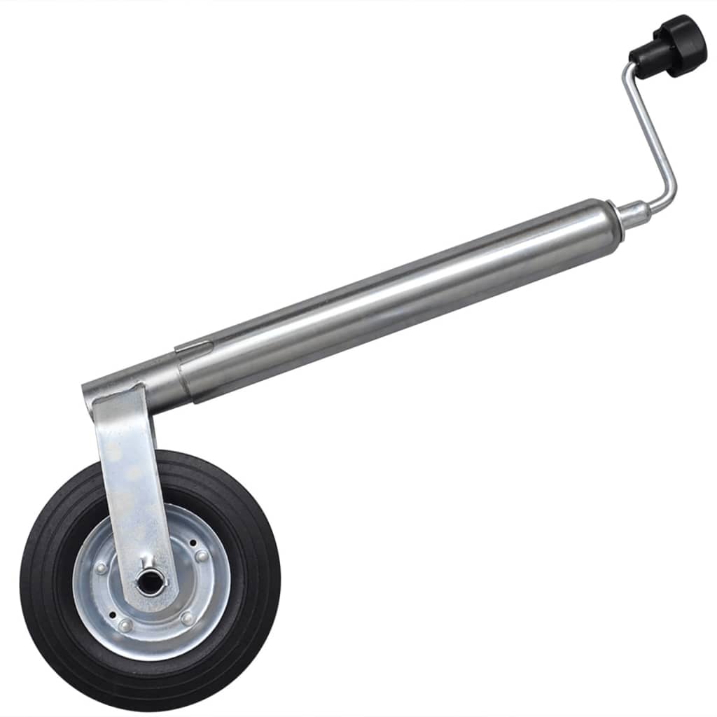 Jockey Wheel 48 mm with 1 Split Clamp and Wheel Chocks