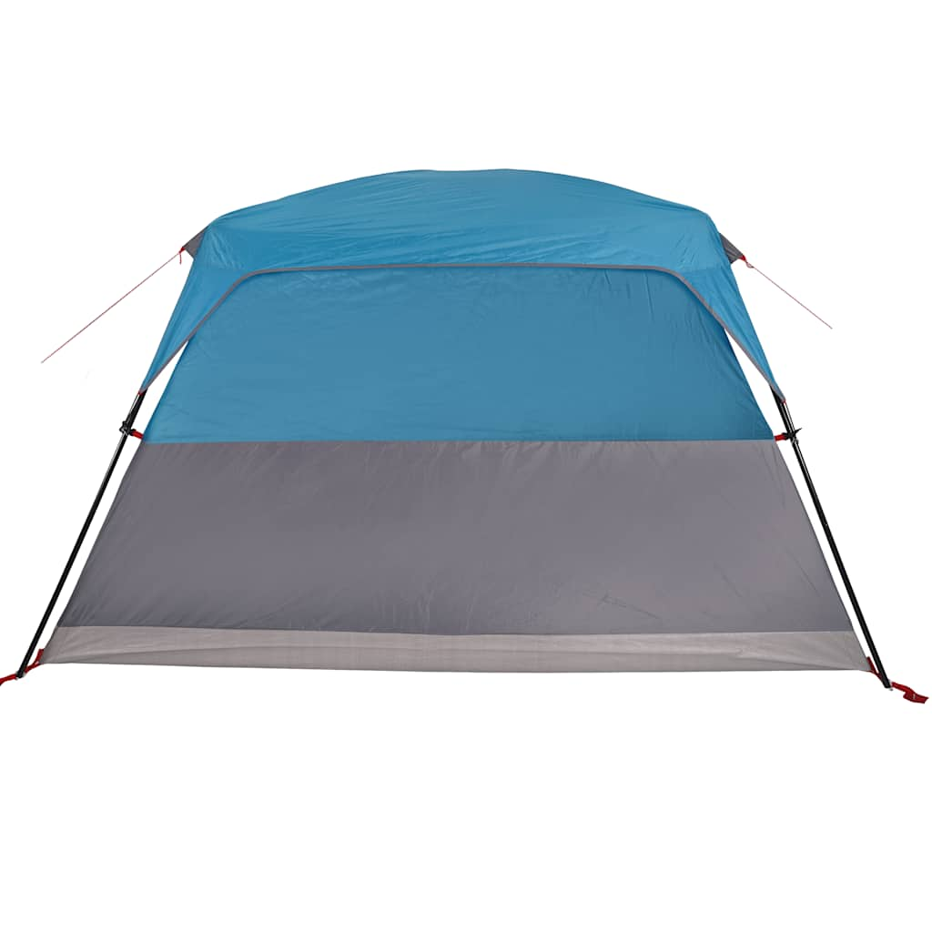 Camping Tent Cabin 4-Person Blue Waterproof