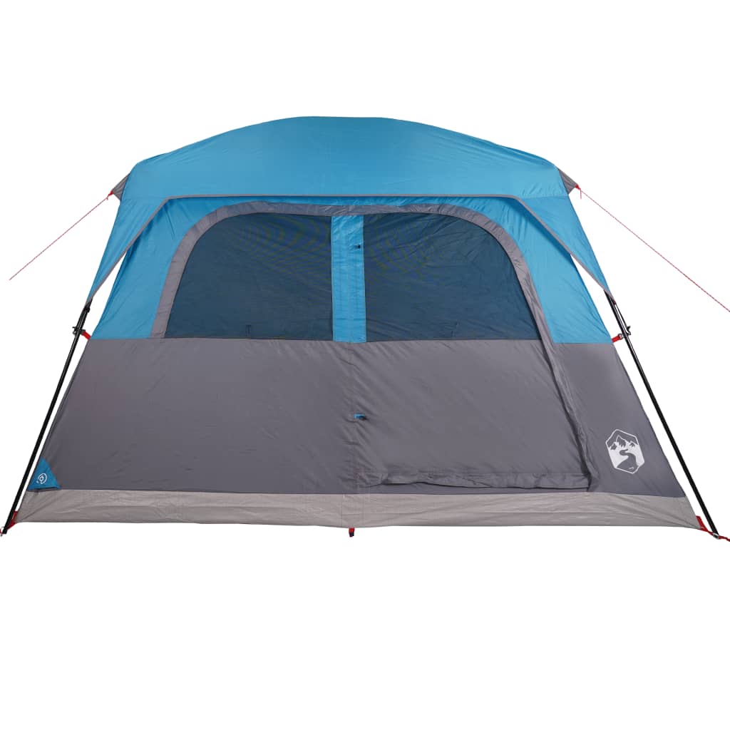 Family Tent Cabin 6-Person Blue Waterproof