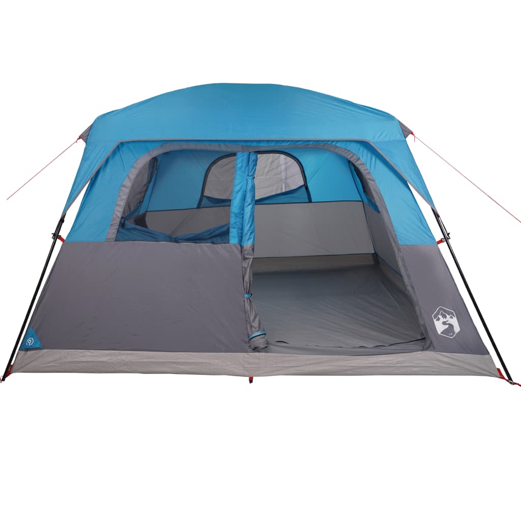 Family Tent Cabin 6-Person Blue Waterproof