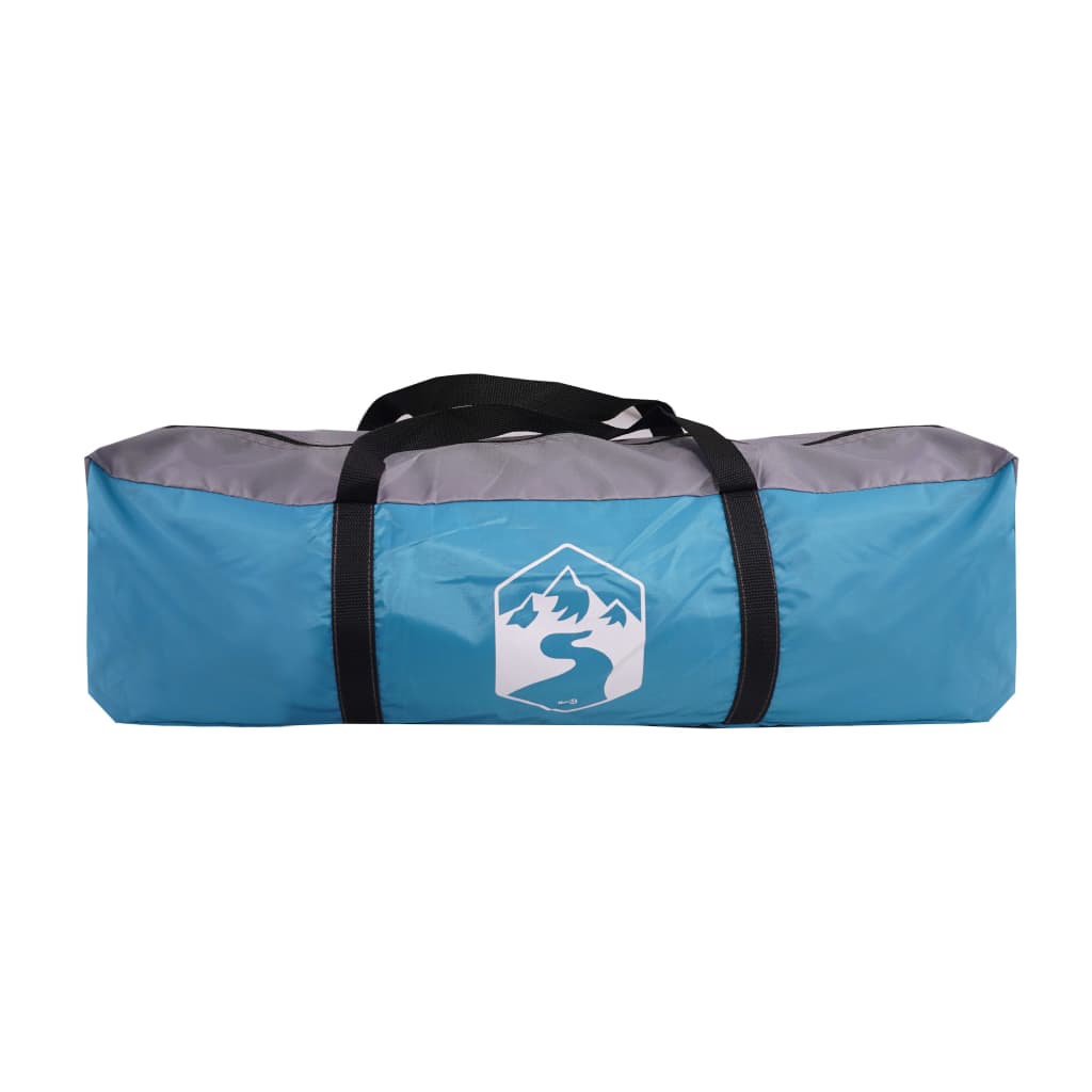 Family Tent Cabin 6-Person Blue Waterproof