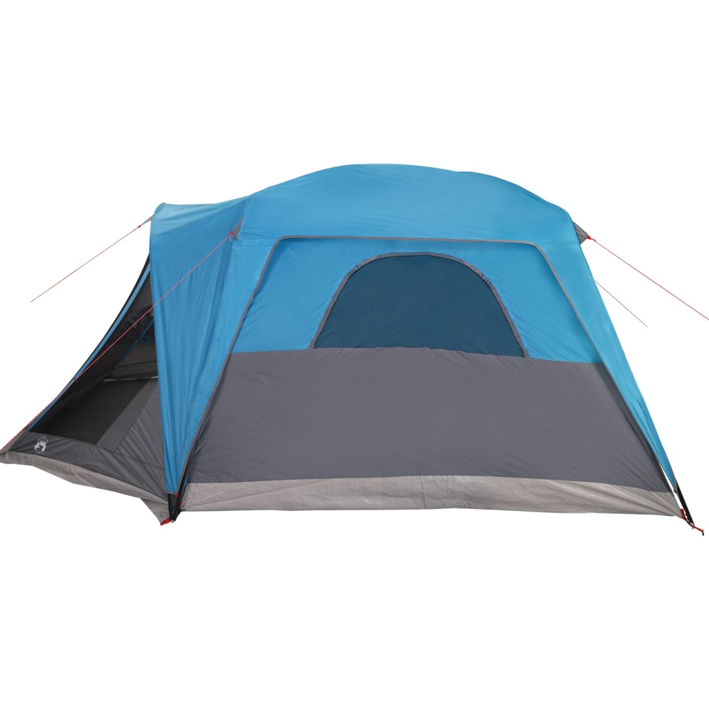 Family Tent with Porch 6-Person Blue Waterproof