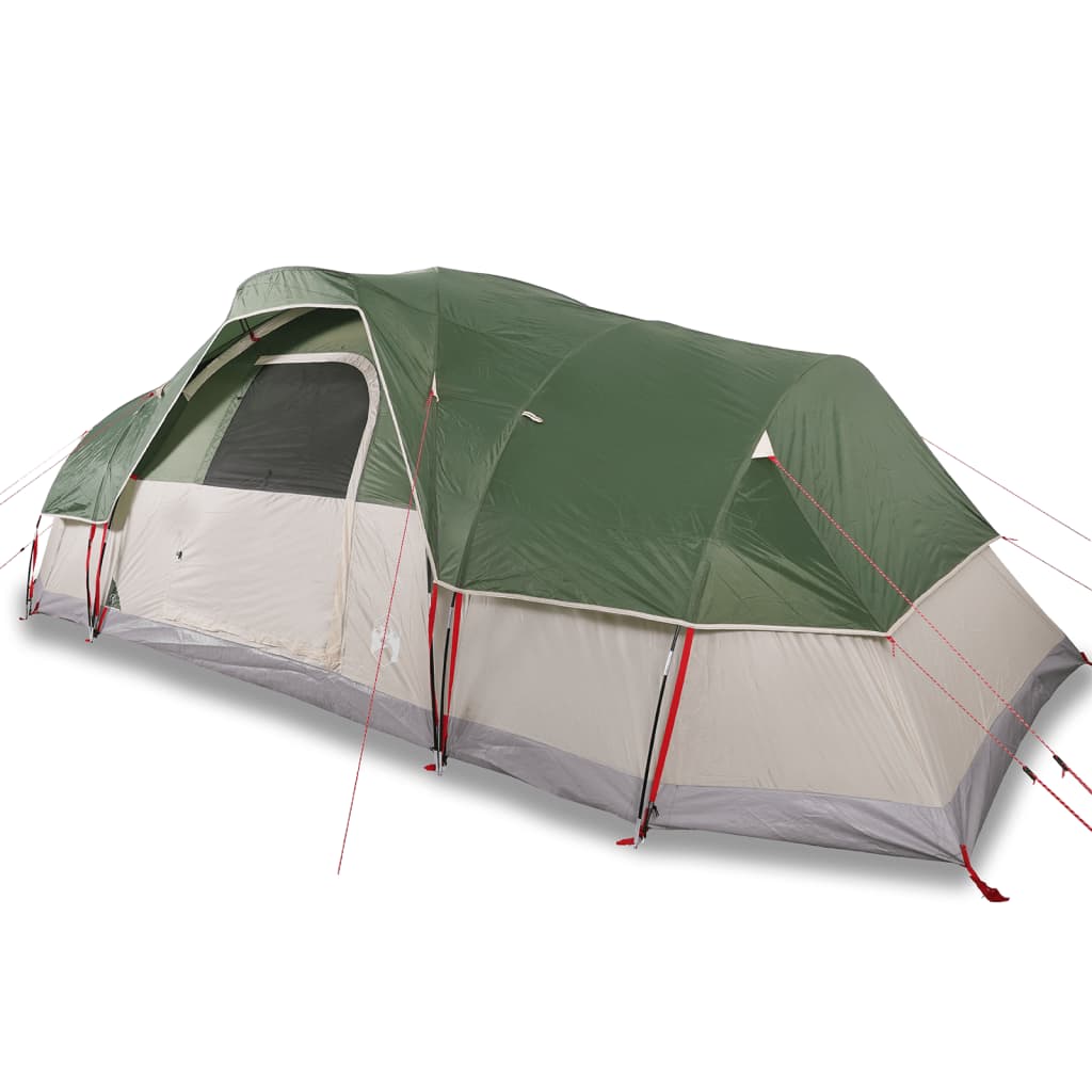 Family Tent Dome 11-Person Green Waterproof