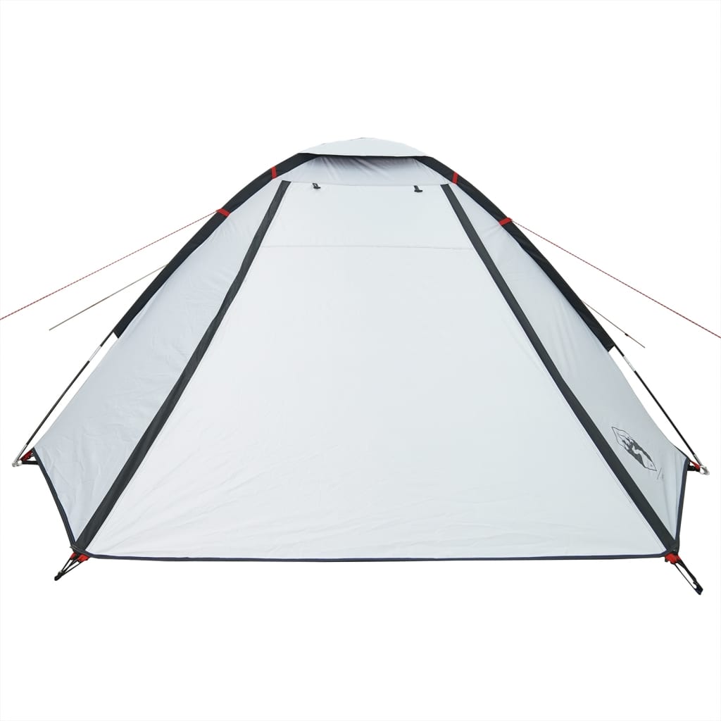 Camping Tent Dome 4-Person White Blackout Fabric Waterproof