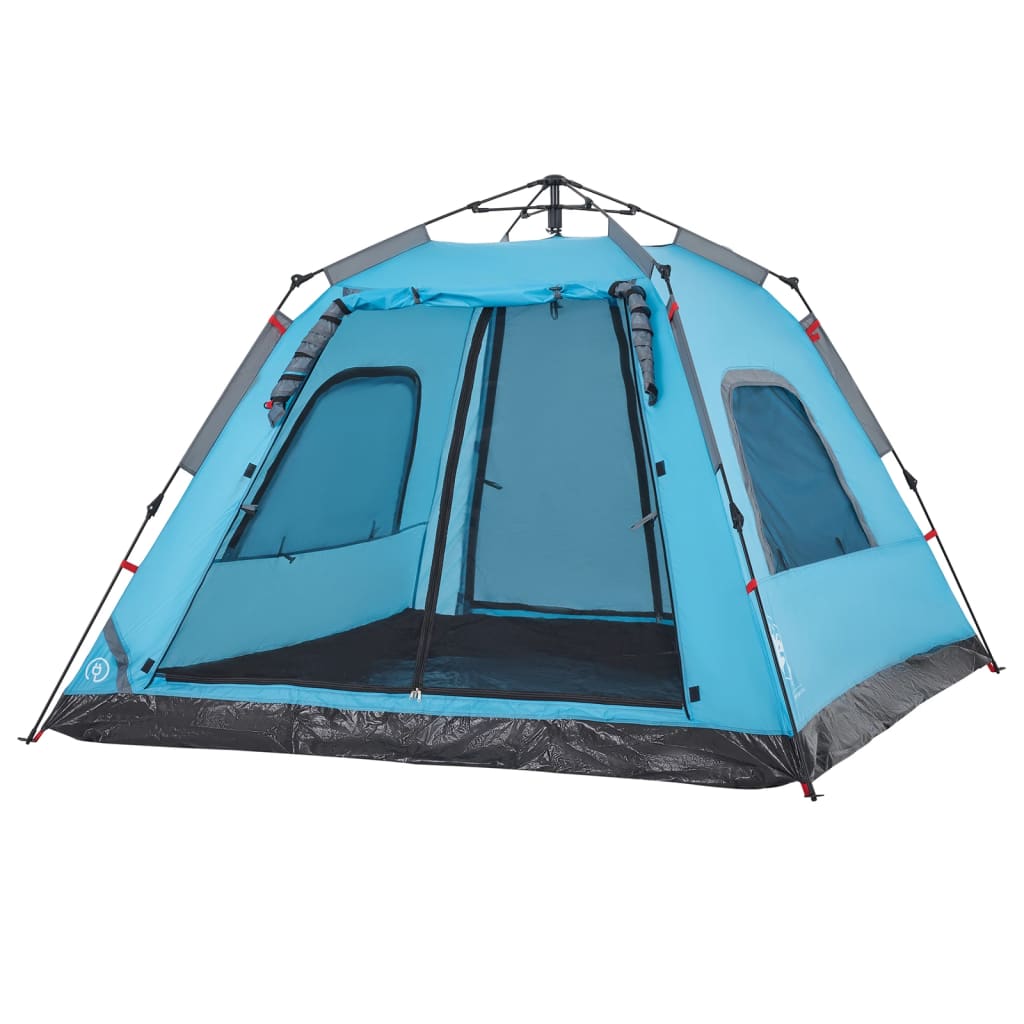 Camping Tent Dome 5-Person Blue Quick Release