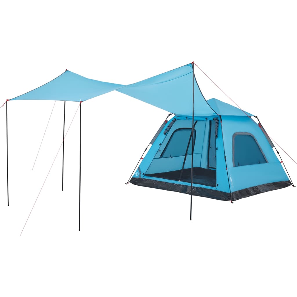 Camping Tent Dome 5-Person Blue Quick Release