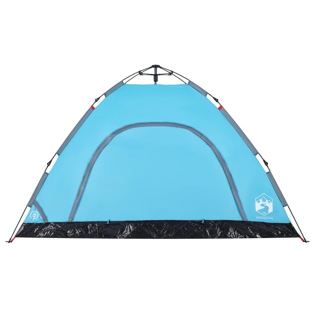 Camping Tent 4-Person Blue Quick Release