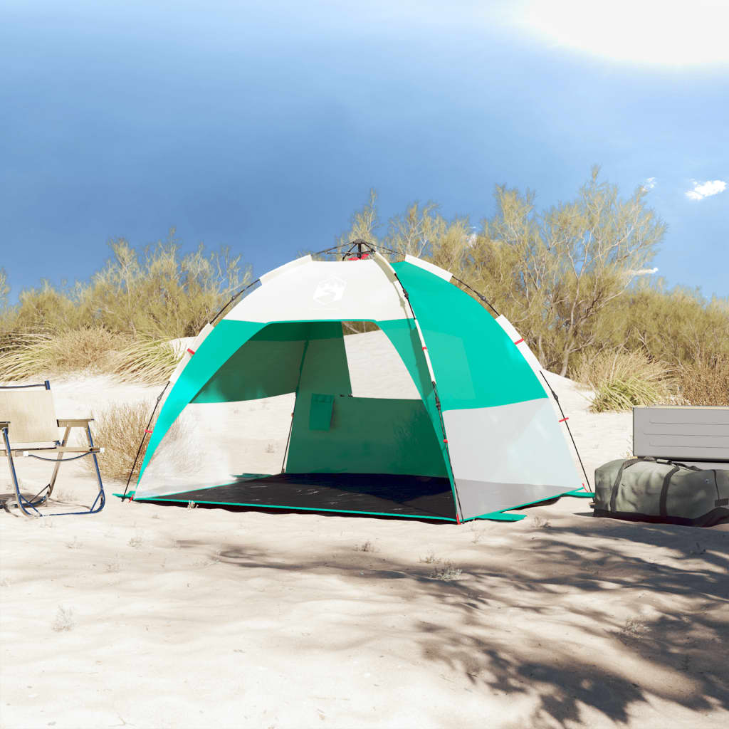 Beach Tent 2-Person Sea Green Quick Release Waterproof