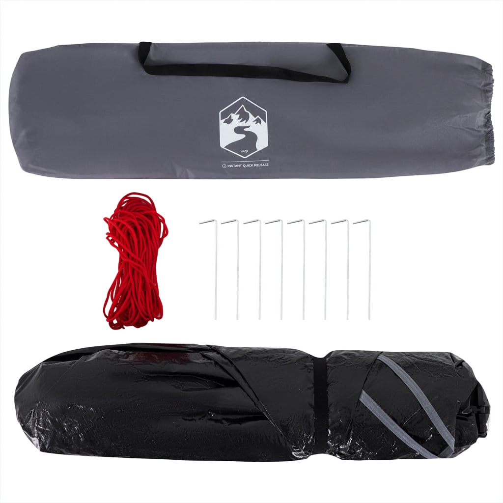 Beach Tent 3-Person Grey Quick Release Waterproof