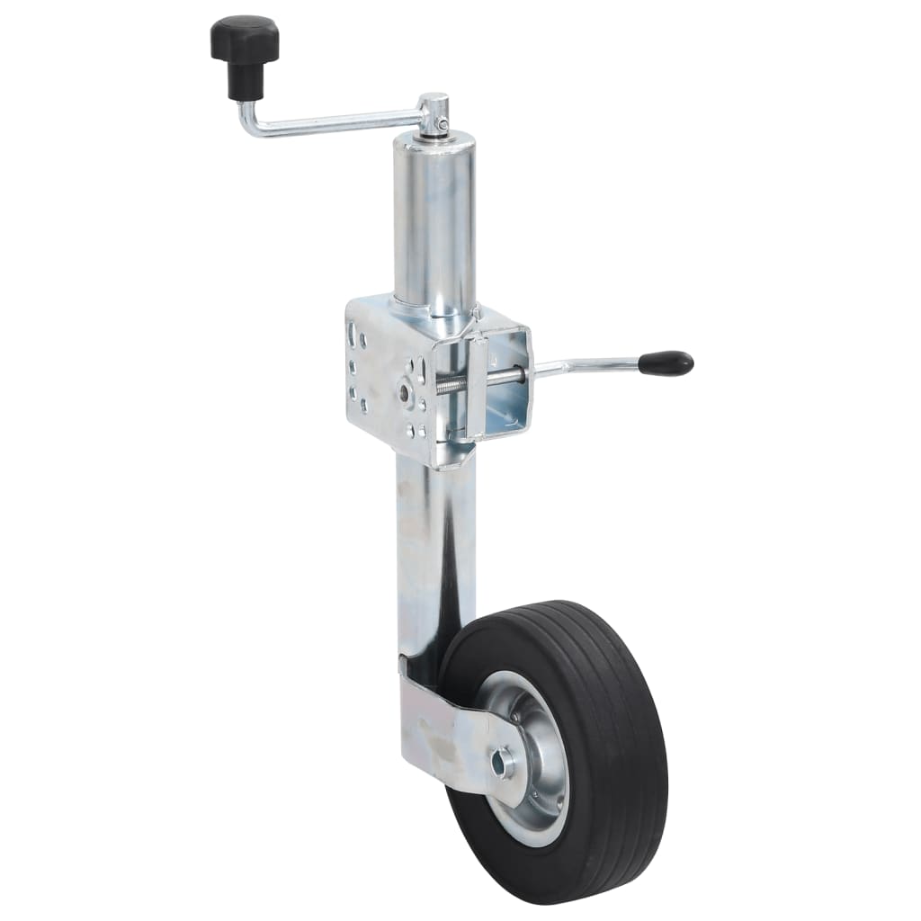 Trailer Jack Wheel 60 mm with Split Clamp and Wheel Chocks