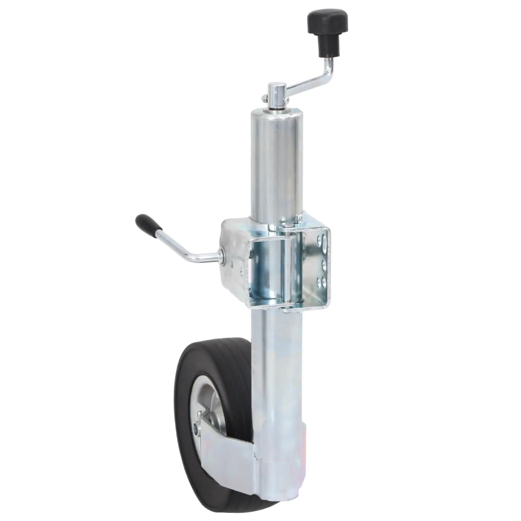 Trailer Jack Wheel 60 mm with Split Clamp and Wheel Chocks