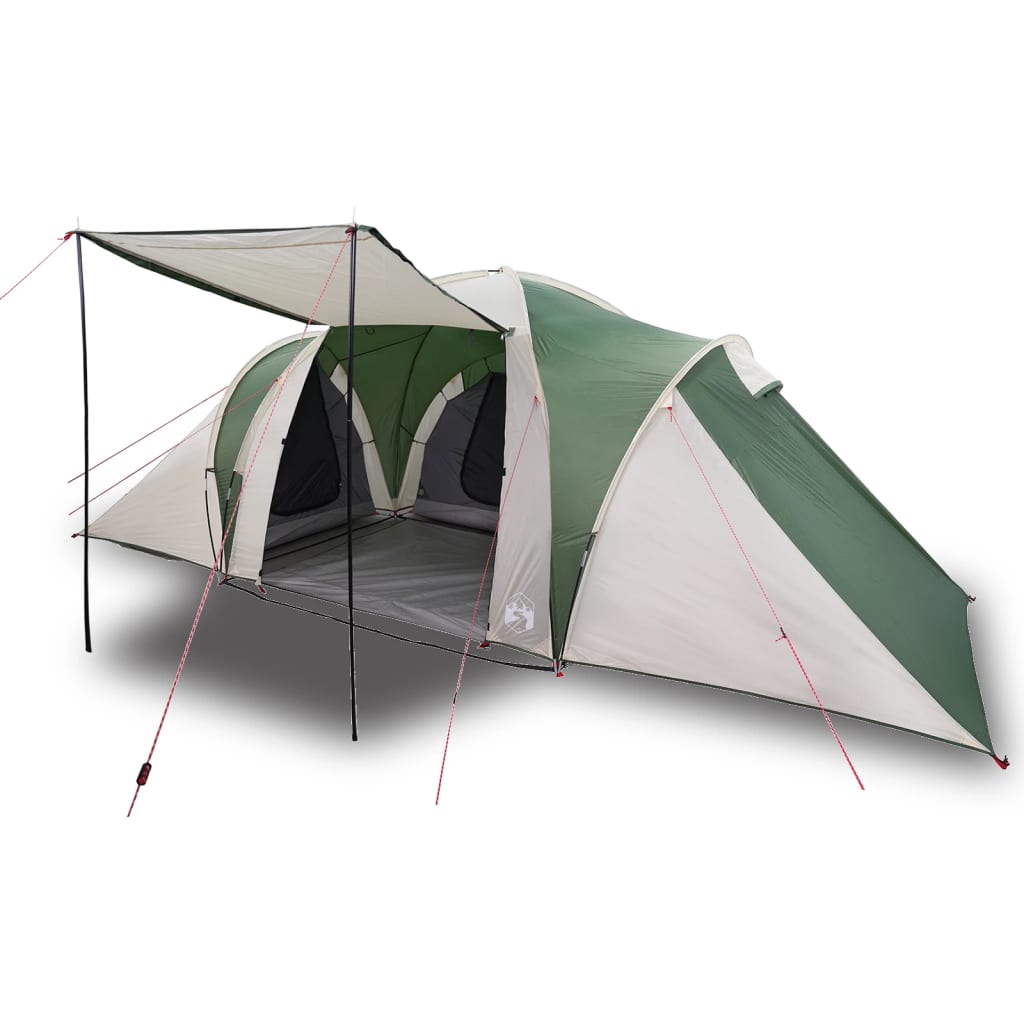 Family Tent Dome 6-Person Green Waterproof