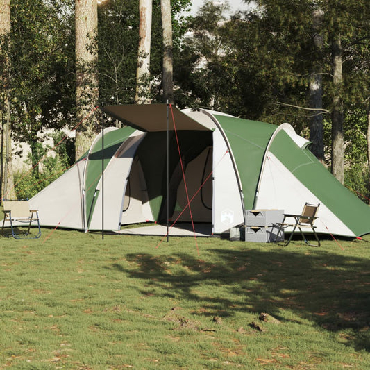 Family Tent Dome 6-Person Green Waterproof