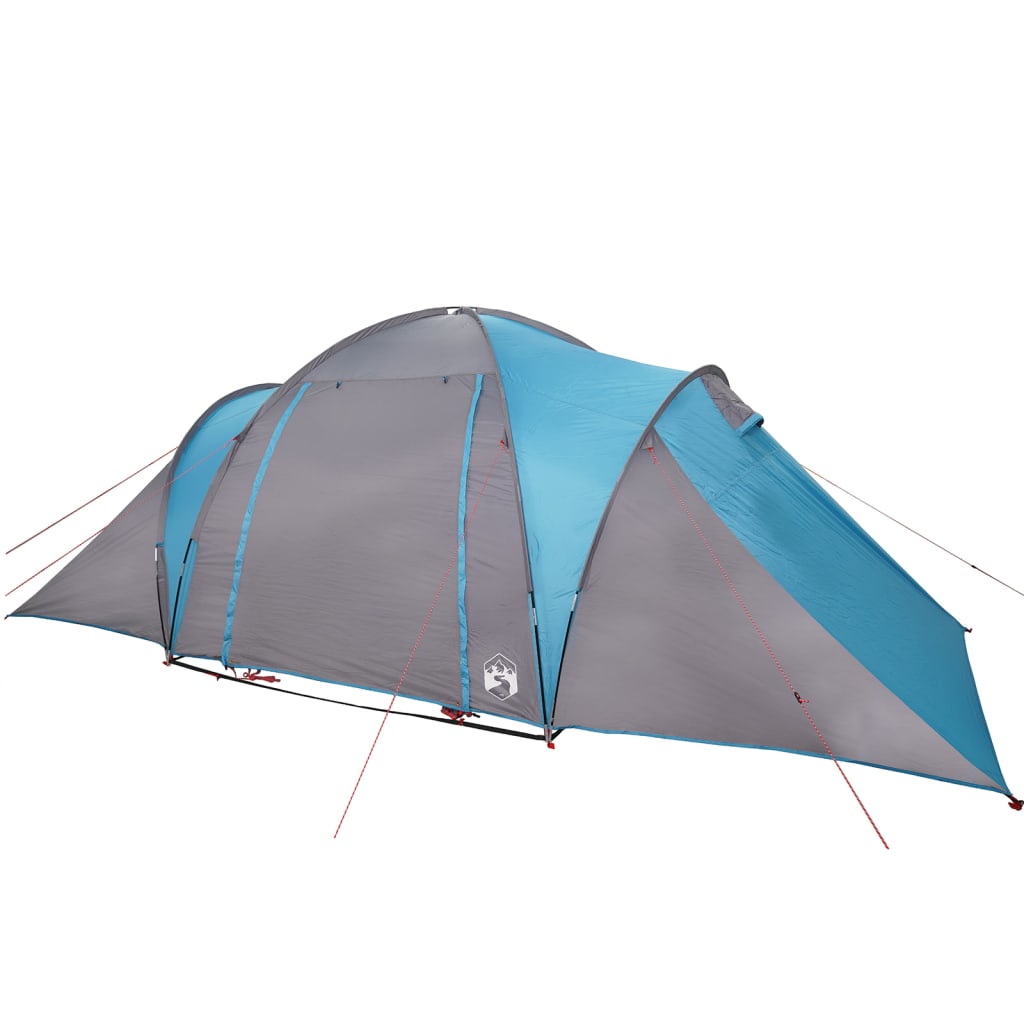 Family Tent Dome 6-Person Blue Waterproof