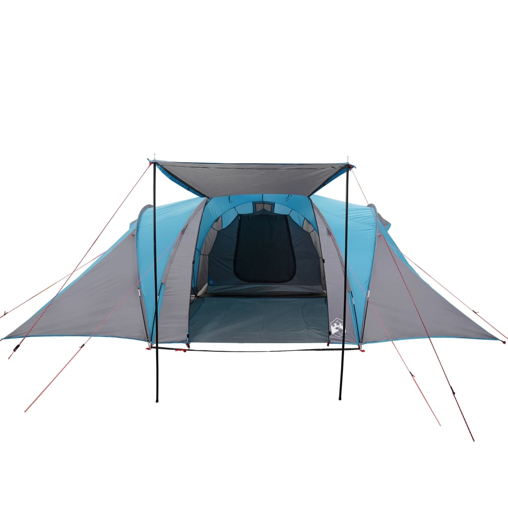 Family Tent Dome 6-Person Blue Waterproof