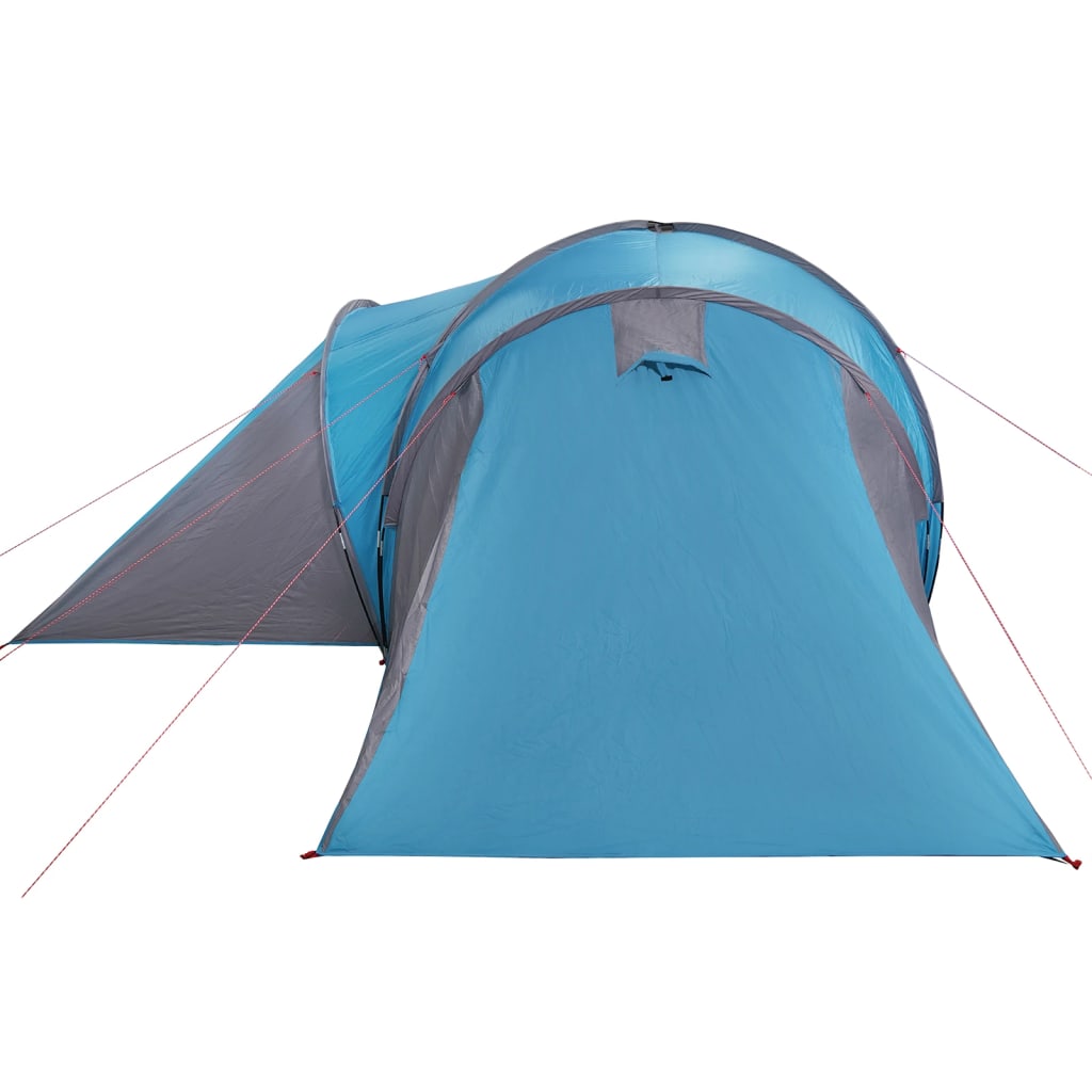 Family Tent Dome 6-Person Blue Waterproof