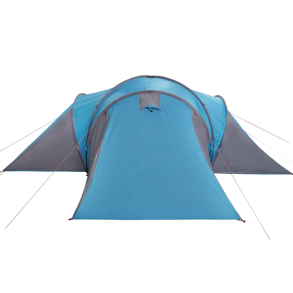 Family Tent Dome 6-Person Blue Waterproof