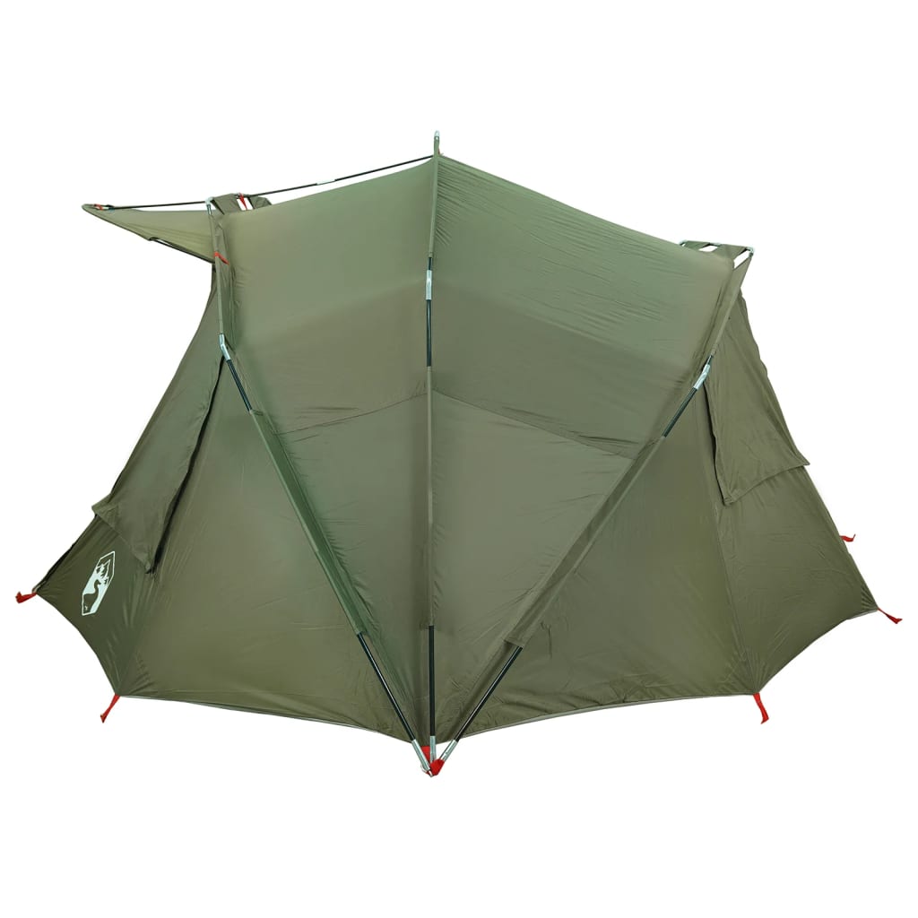 Fishing Tent 5-Person Olive Green Waterproof