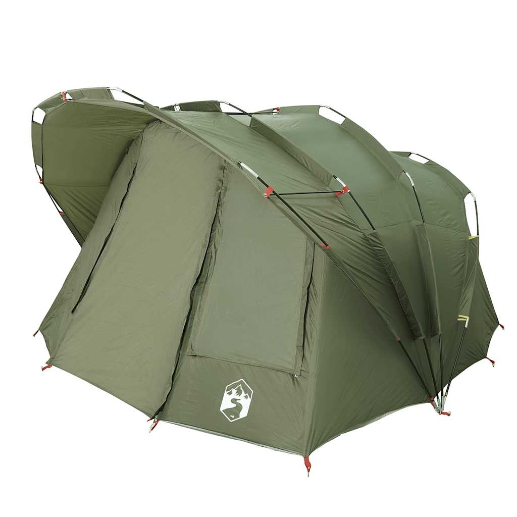 Fishing Tent 5-Person Olive Green Waterproof