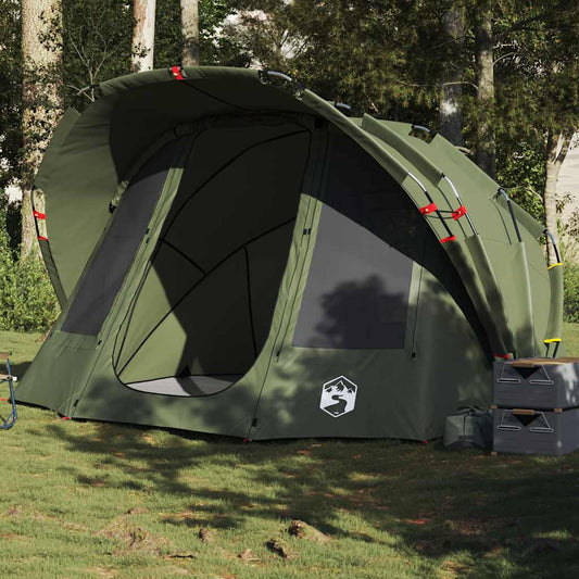 Fishing Tent 5-Person Olive Green Waterproof