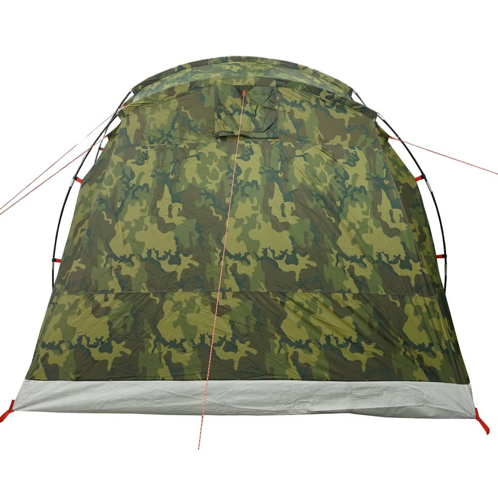 Camping Tent Tunnel 4-Person Camouflage Waterproof