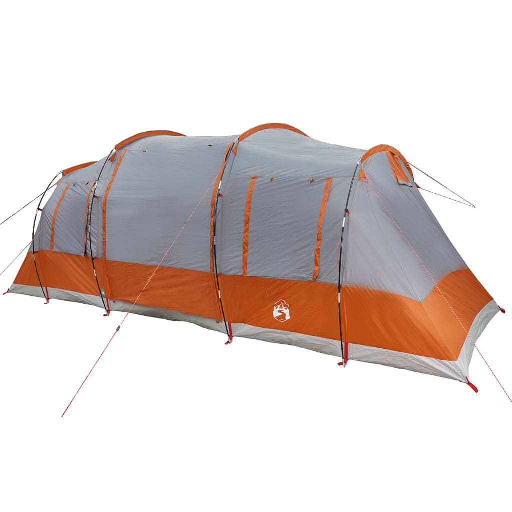 Family Tent Tunnel 6-Person Grey Waterproof