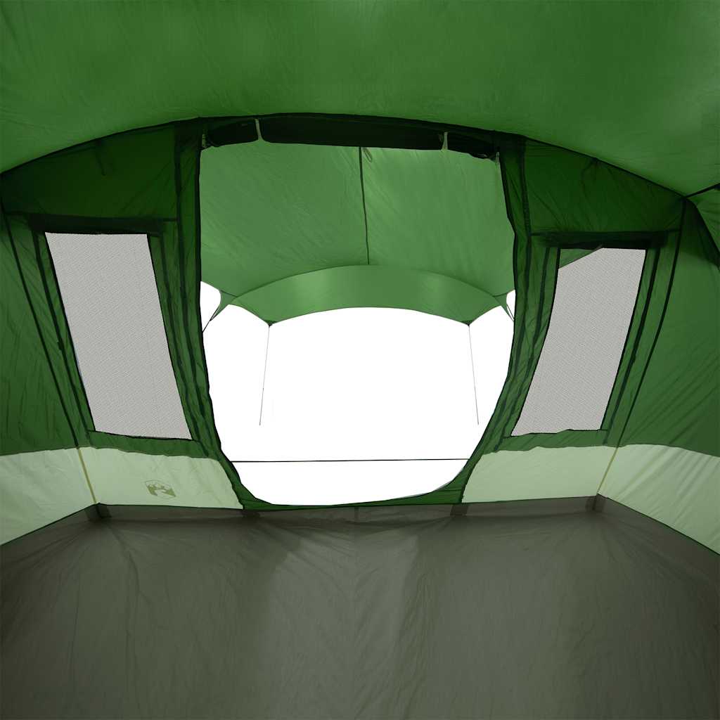 Camping Tent Tunnel 5-Person Green Waterproof