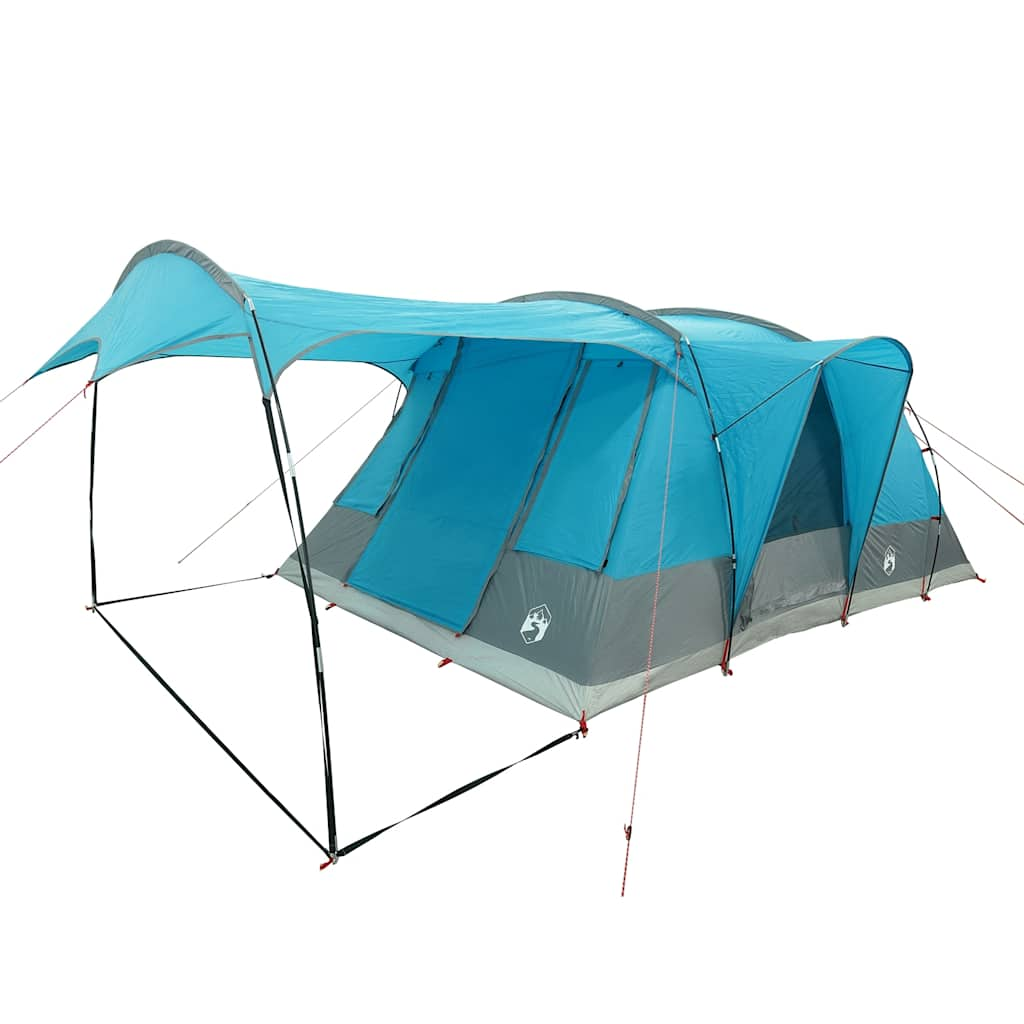 Camping Tent Tunnel 5-Person Blue Waterproof