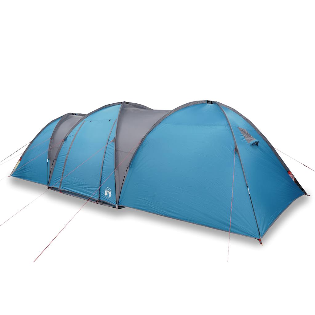 Family Tent Dome 8-Person Blue Waterproof