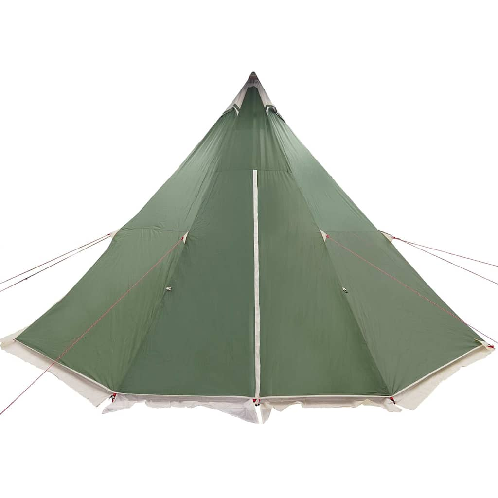 Family Tent Tipi 6-Person Green Waterproof