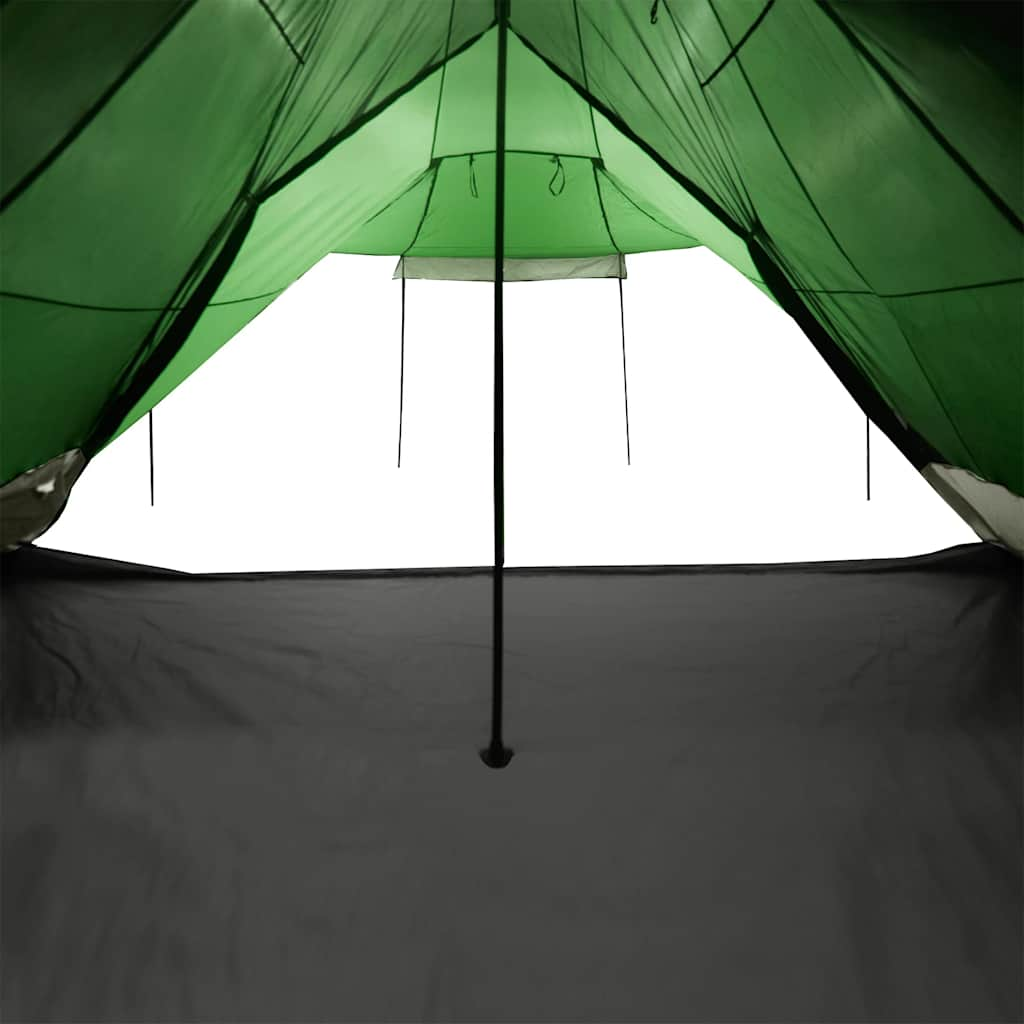 Family Tent Tipi 6-Person Green Waterproof