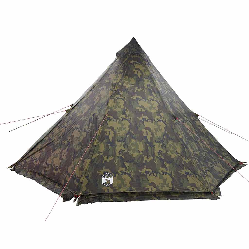 Family Tent Tipi 6-Person Camouflage Waterproof