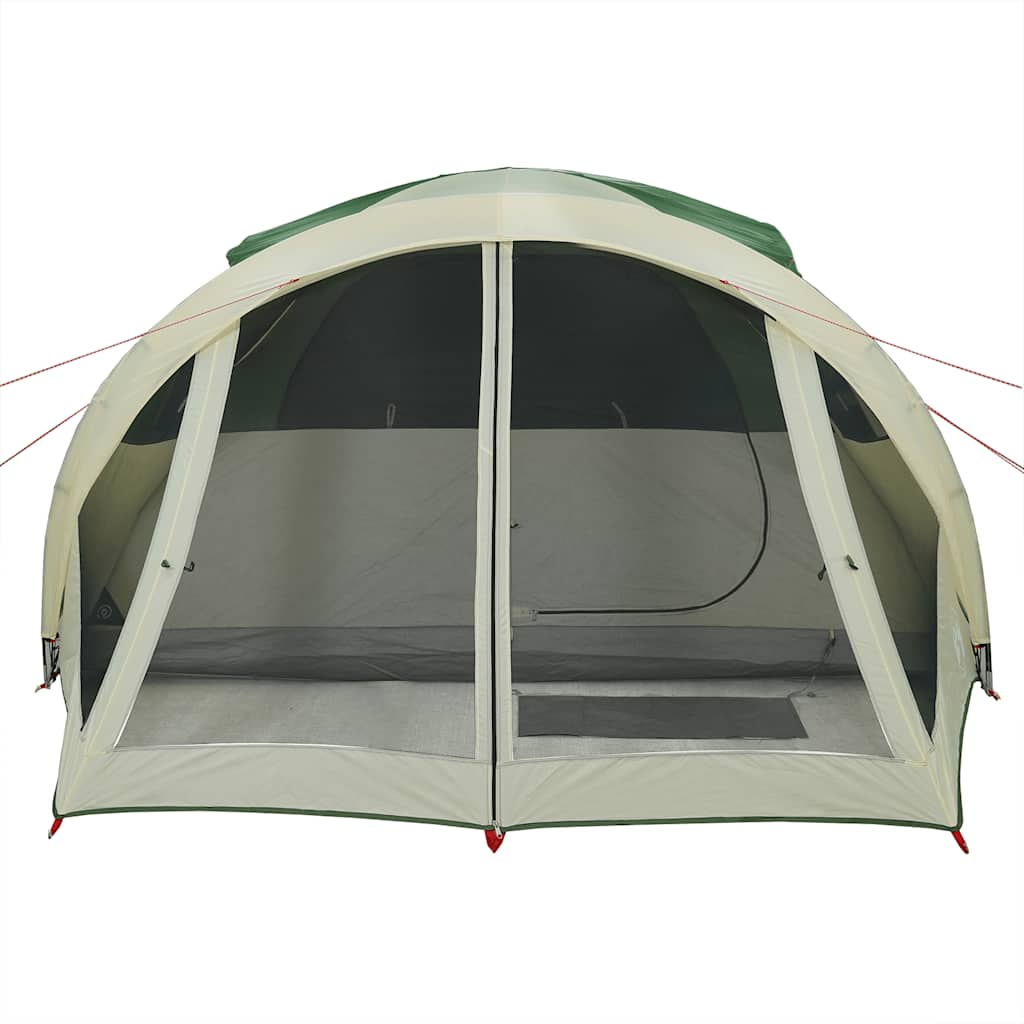 Family Tent Tunnel 6-Person Green Waterproof