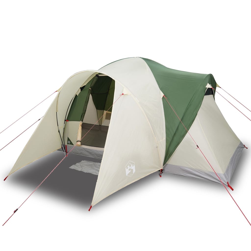 Family Tent Dome 6-Person Green Waterproof