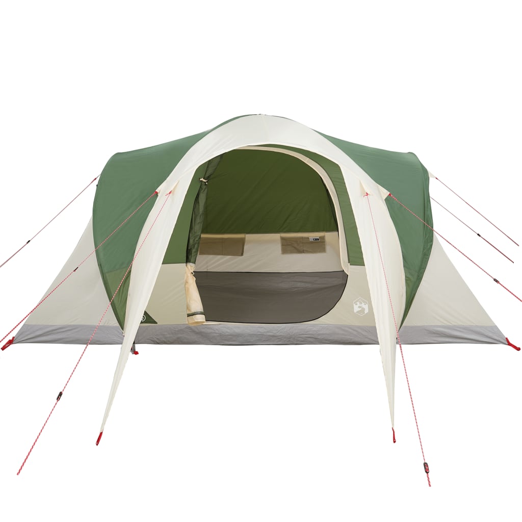 Family Tent Dome 6-Person Green Waterproof