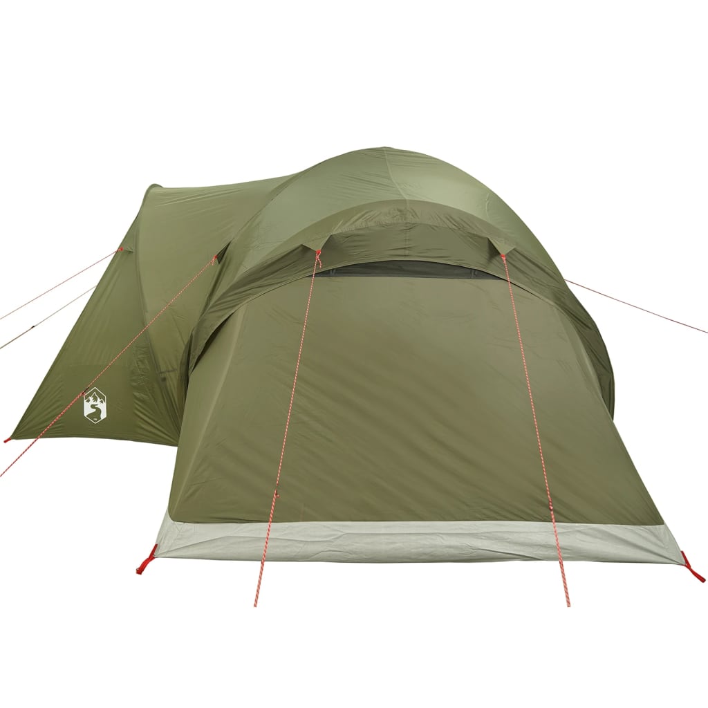 Family Tent Dome 6-Person Olive Green Waterproof