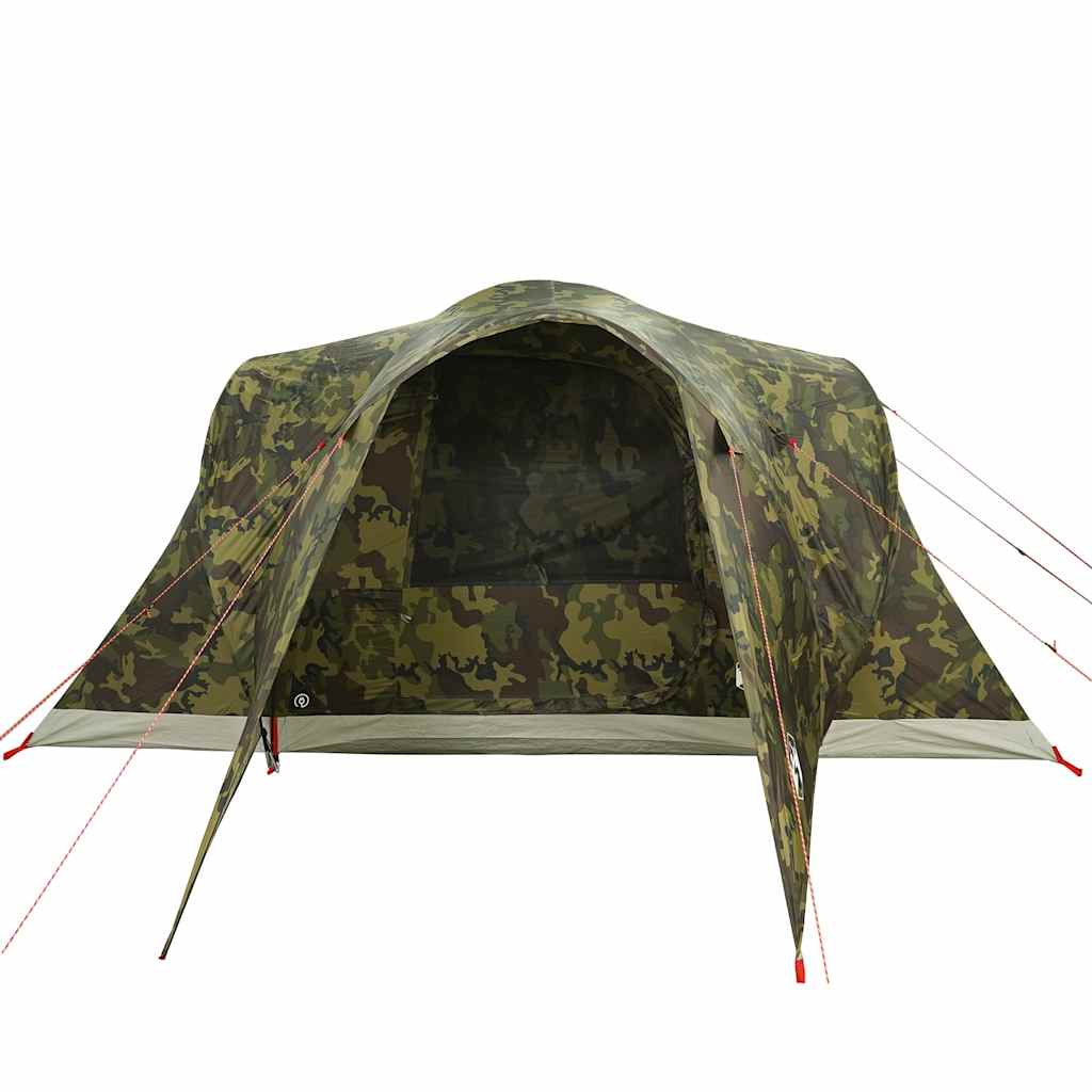 Family Tent Dome 6-Person Camouflage Waterproof