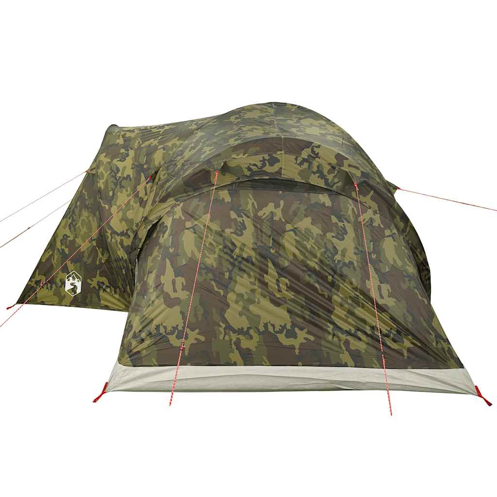 Family Tent Dome 6-Person Camouflage Waterproof