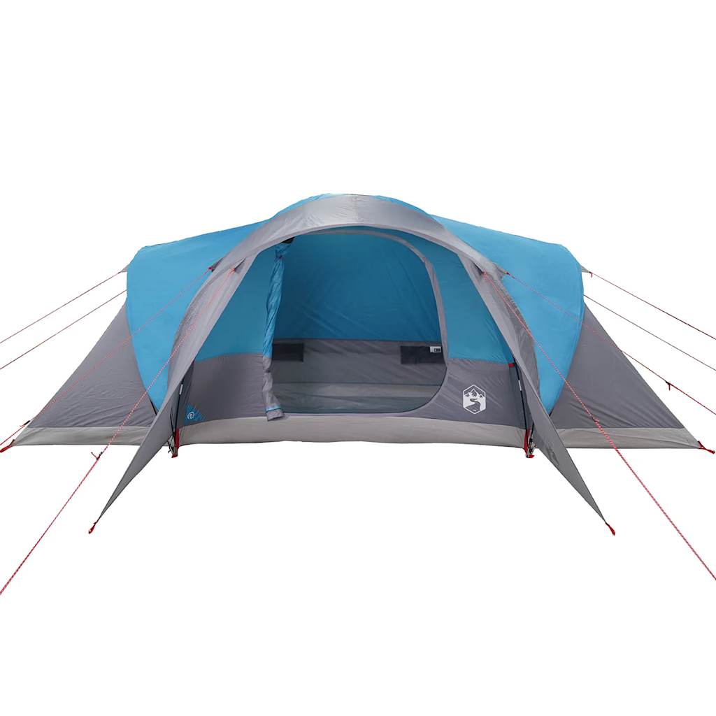 Family Tent Dome 6-Person Blue Waterproof