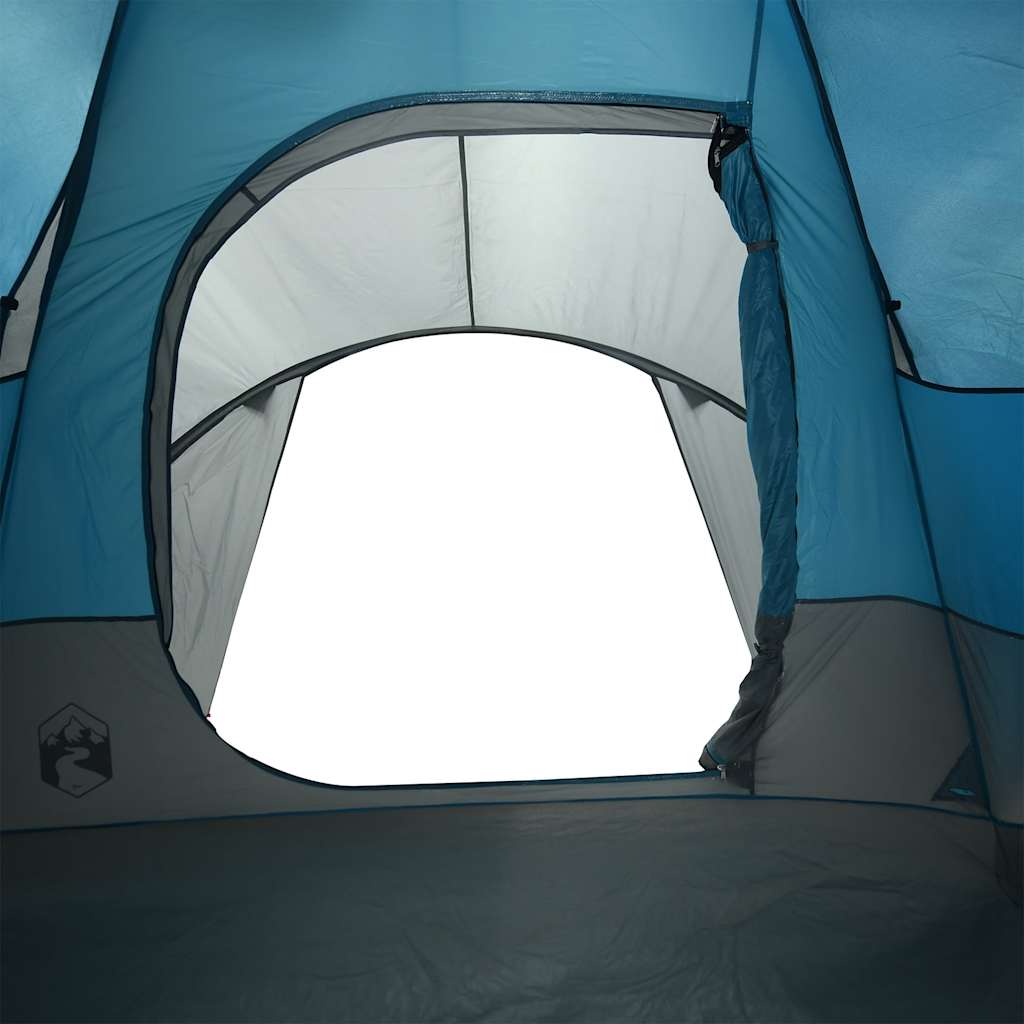 Family Tent Dome 6-Person Blue Waterproof