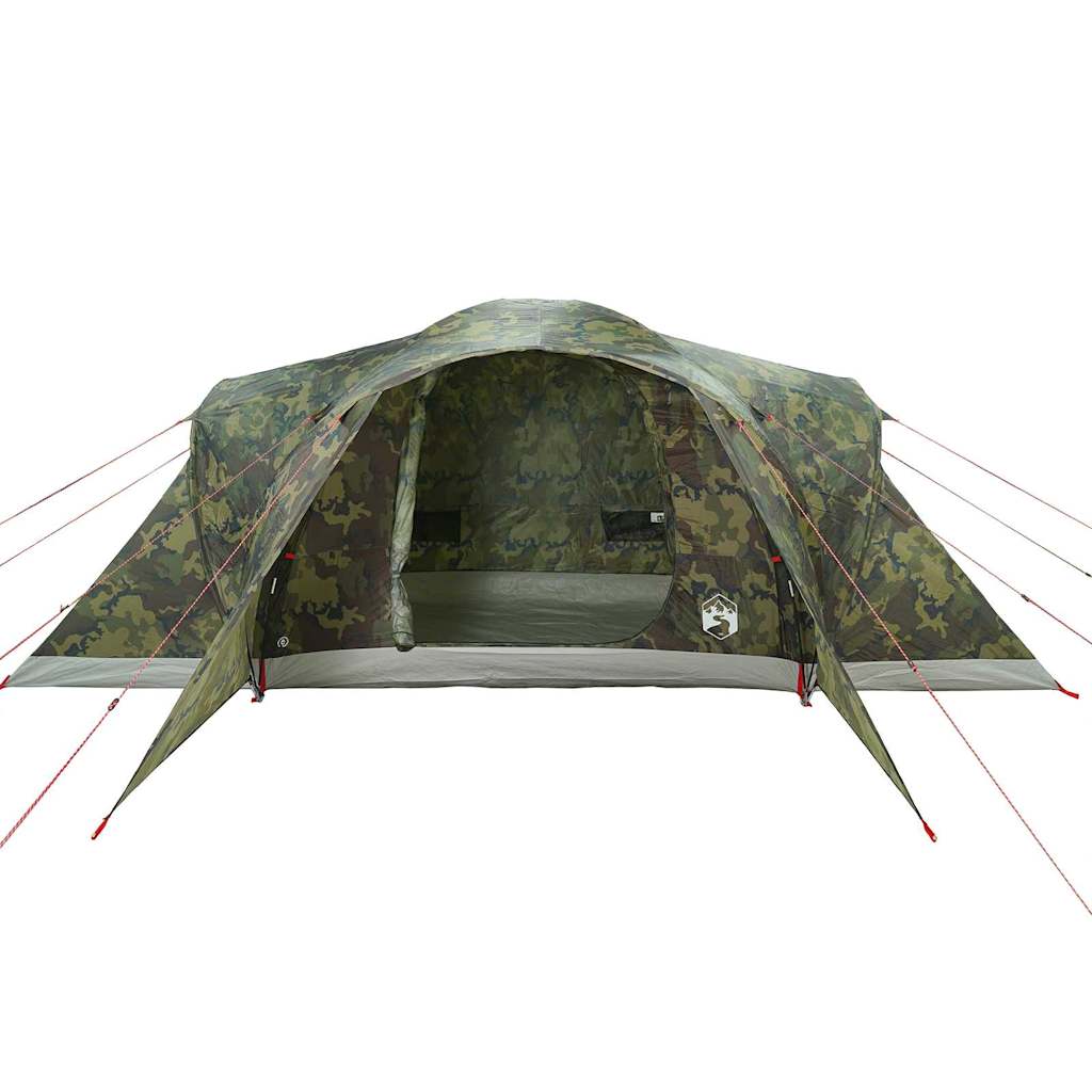 Family Tent Dome 6-Person Camouflage Waterproof