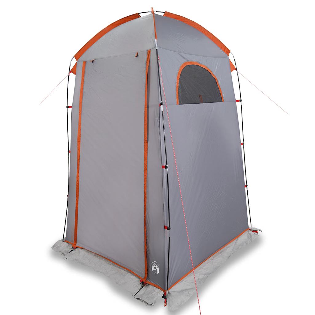 Shower Tent Grey and Orange Waterproof