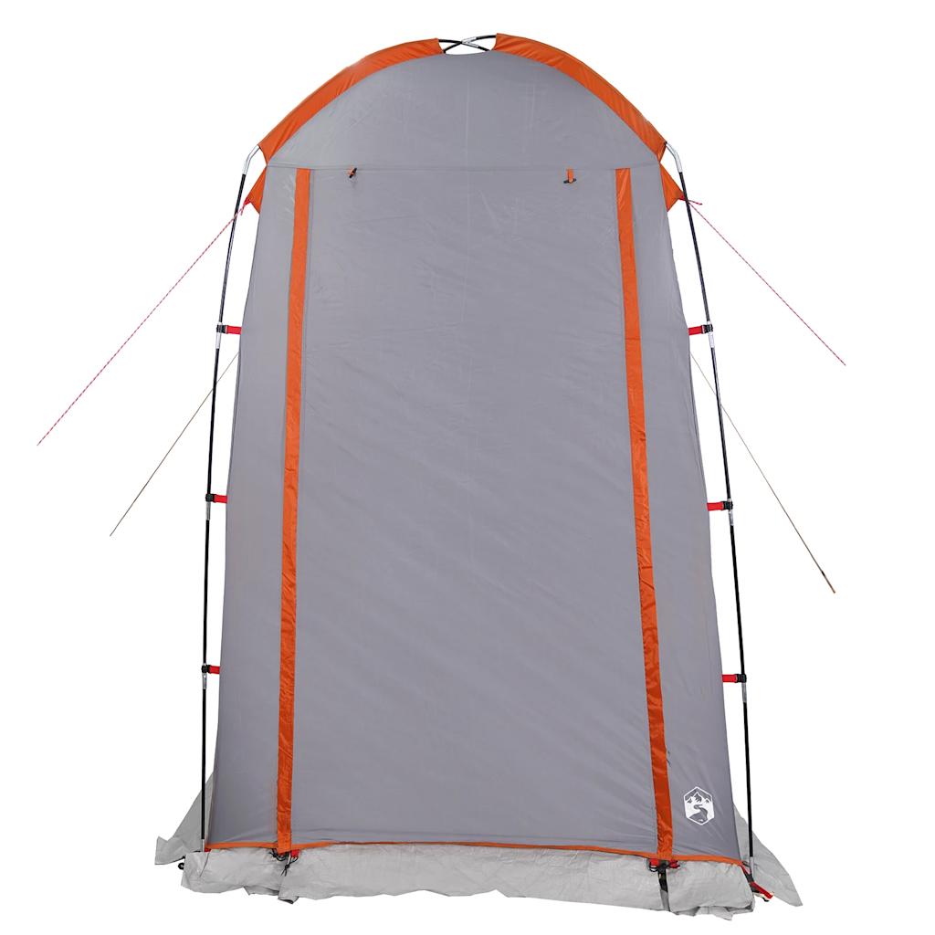 Shower Tent Grey and Orange Waterproof