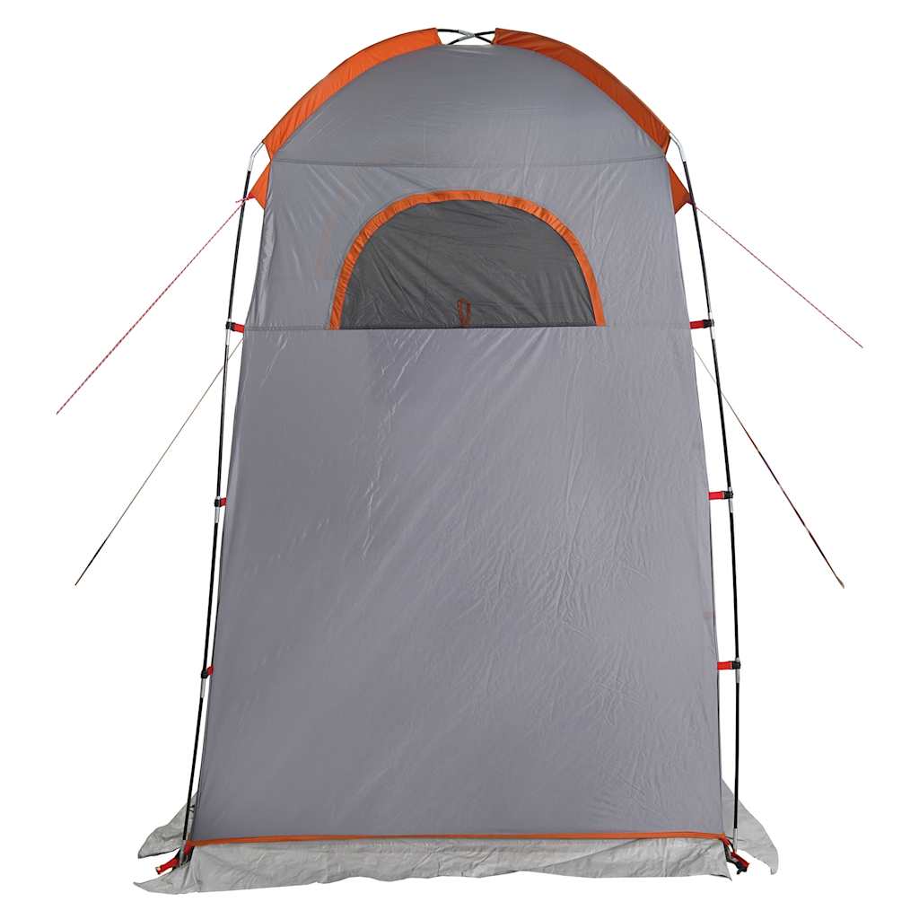 Shower Tent Grey and Orange Waterproof