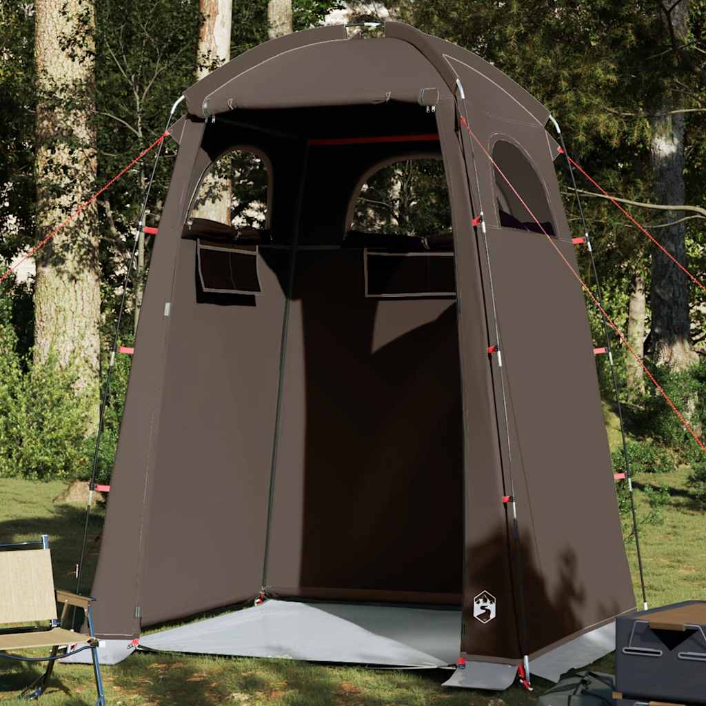 Shower Tent Brown Waterproof